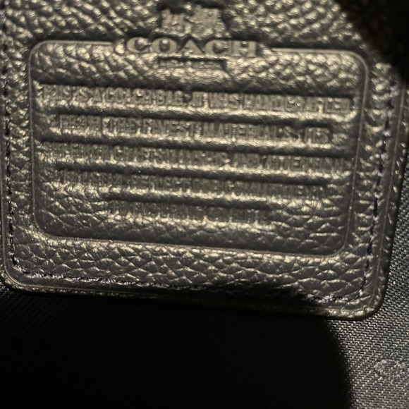 Coach Edie Blue Shoulder Bag - Picture 16 of 16